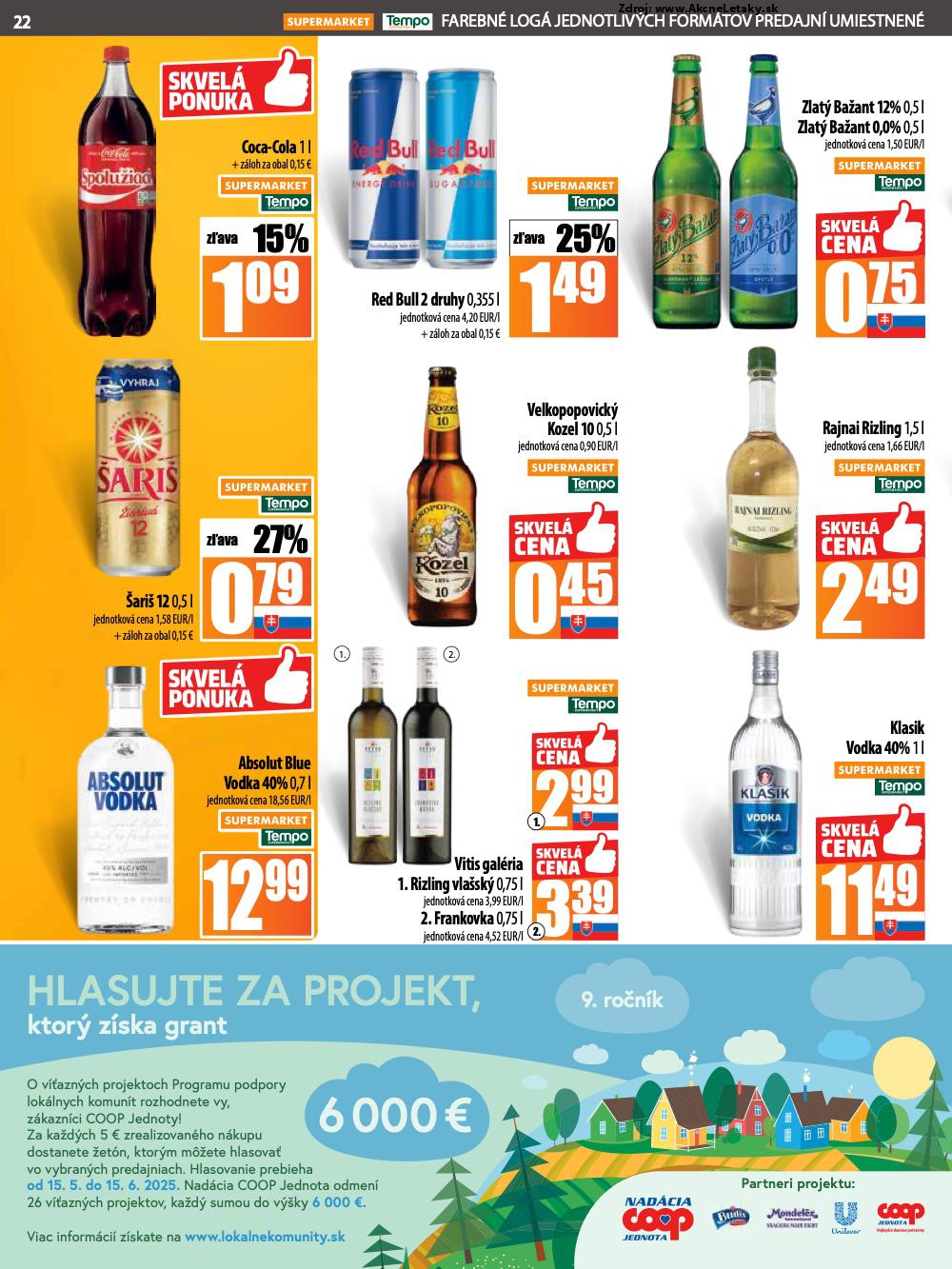 Leták COOP Jednota (12. 6. - 18. 6. 2025) - strana 22 z 28
