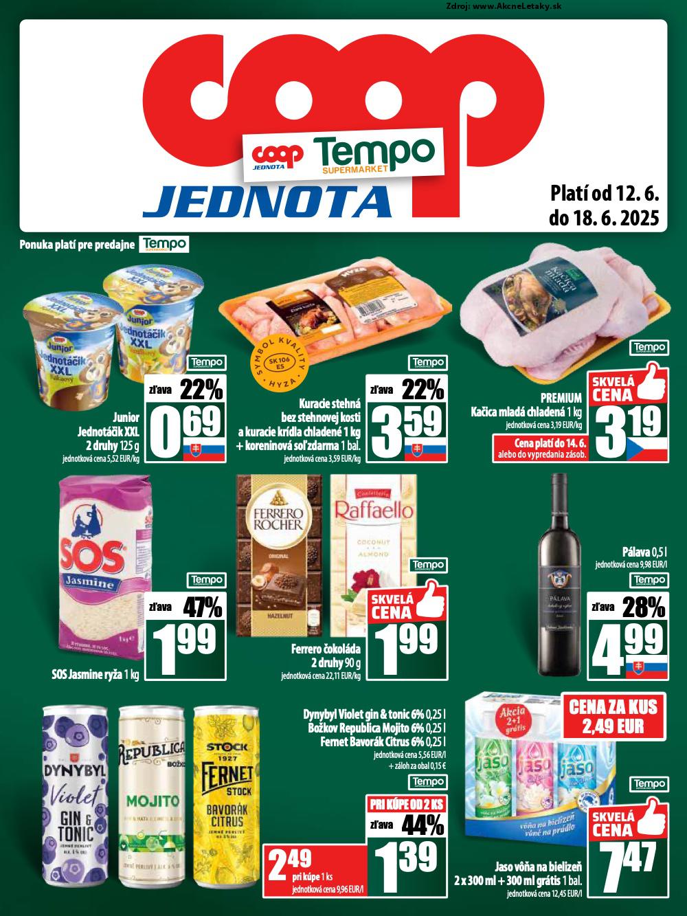 Leták COOP Jednota (12. 6. - 18. 6. 2025) - strana 25 z 28