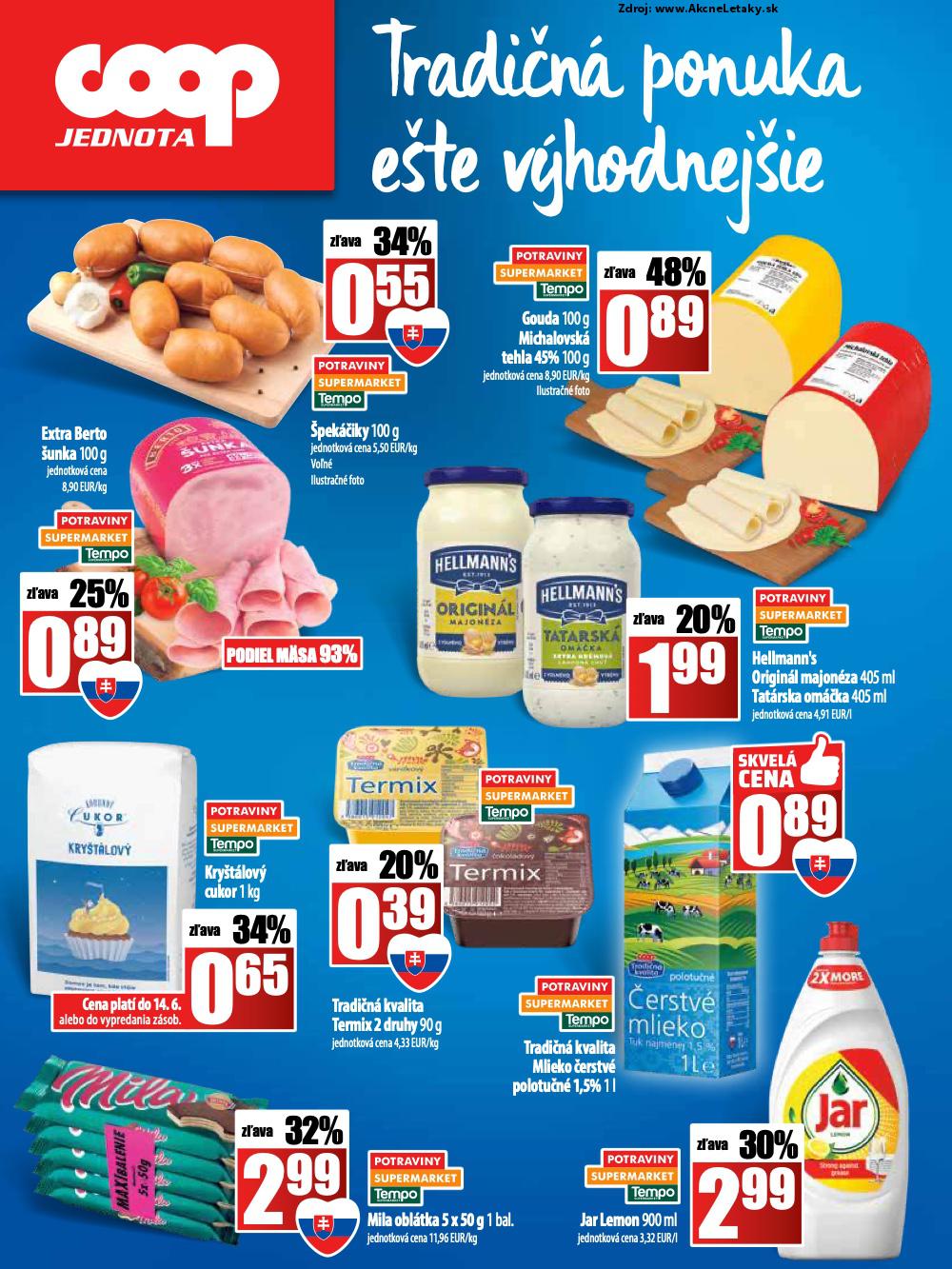 Leták COOP Jednota (12. 6. - 18. 6. 2025) - strana 28 z 28