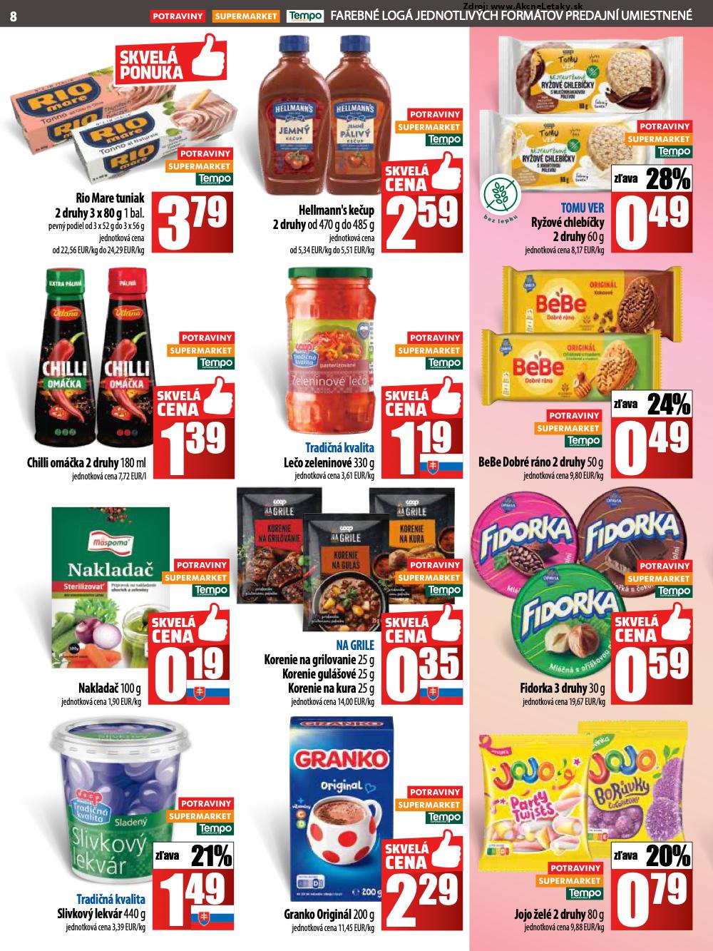 Leták COOP Jednota (12. 6. - 18. 6. 2025) - strana 8 z 28
