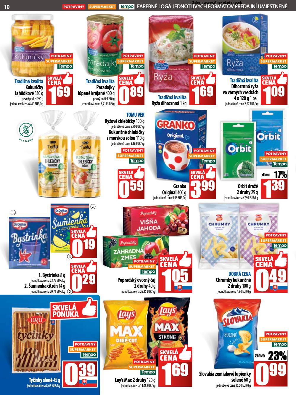 Leták COOP Jednota (26. 6. - 2. 7. 2025) - strana 10 z 28