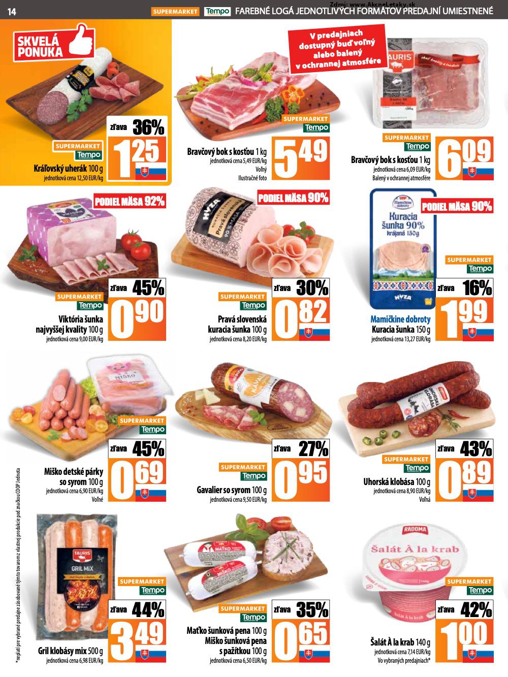 Leták COOP Jednota (26. 6. - 2. 7. 2025) - strana 14 z 28