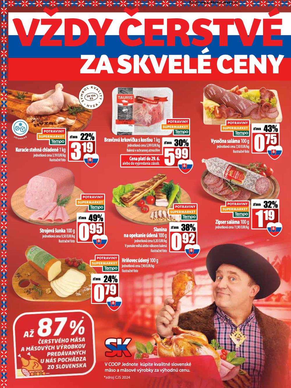 Leták COOP Jednota (26. 6. - 2. 7. 2025) - strana 2 z 28