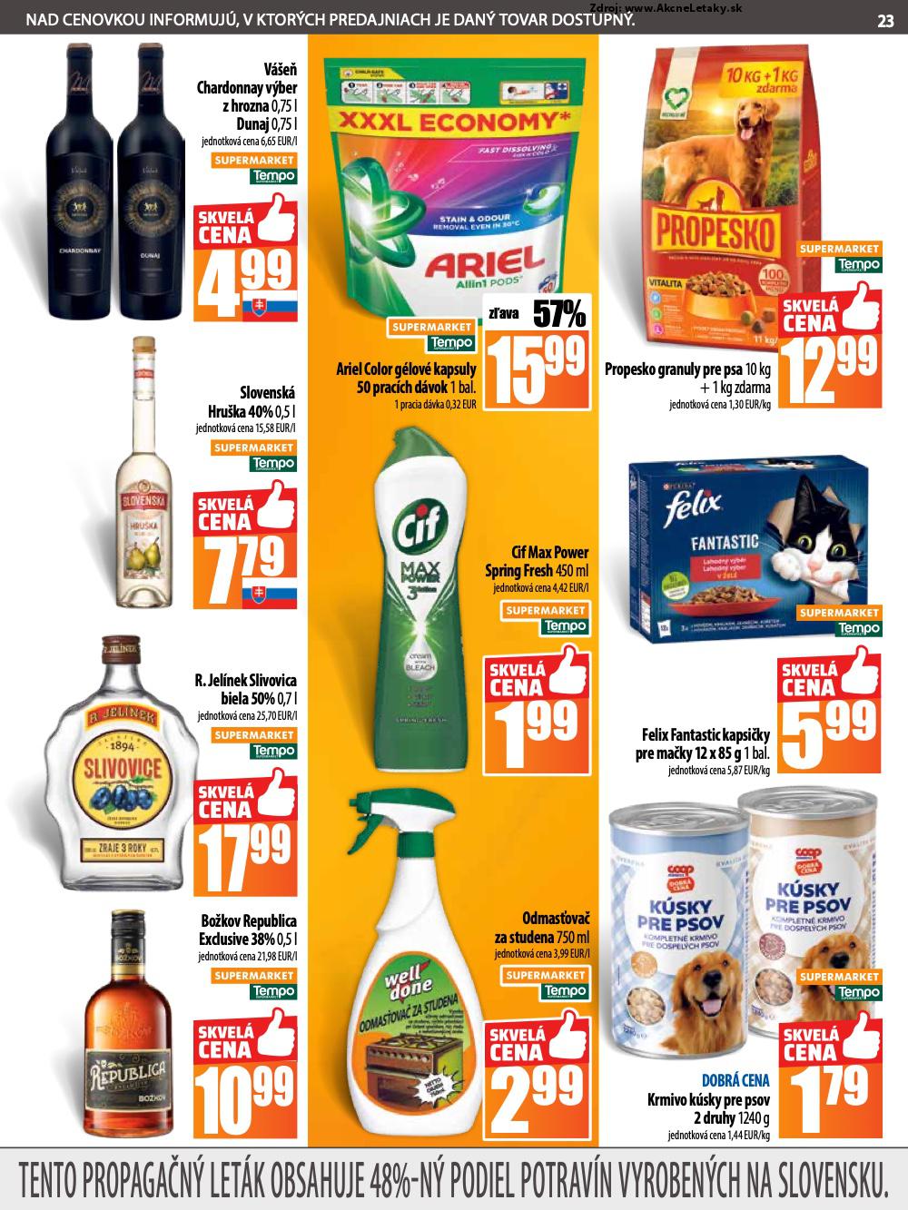 Leták COOP Jednota (26. 6. - 2. 7. 2025) - strana 23 z 28