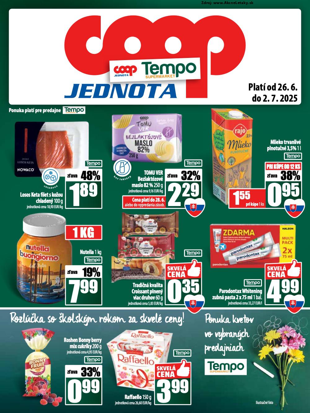 Leták COOP Jednota (26. 6. - 2. 7. 2025) - strana 25 z 28