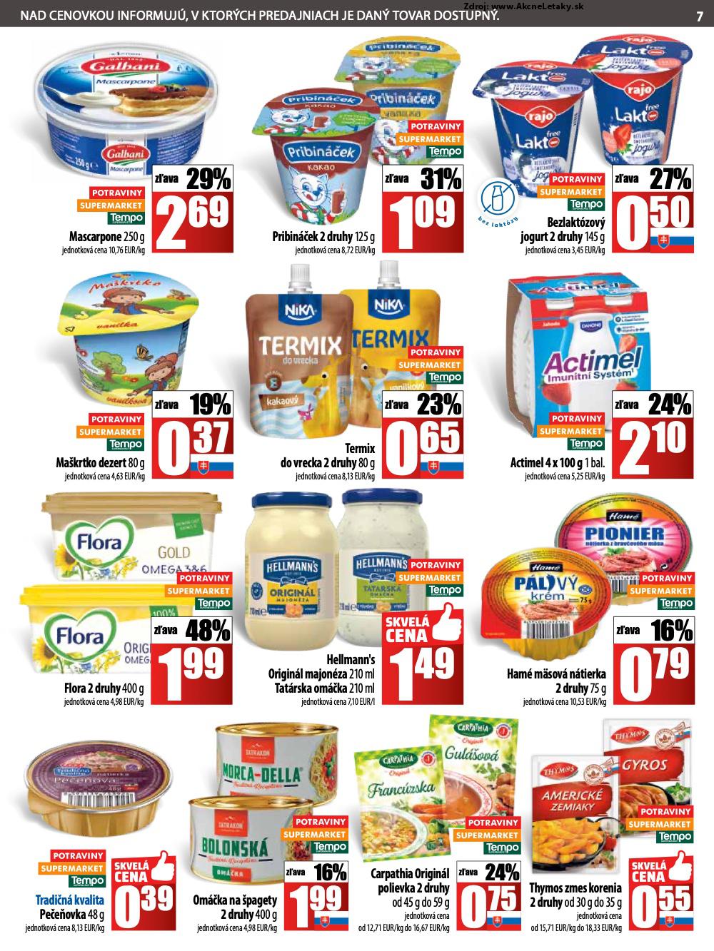 Leták COOP Jednota (26. 6. - 2. 7. 2025) - strana 7 z 28