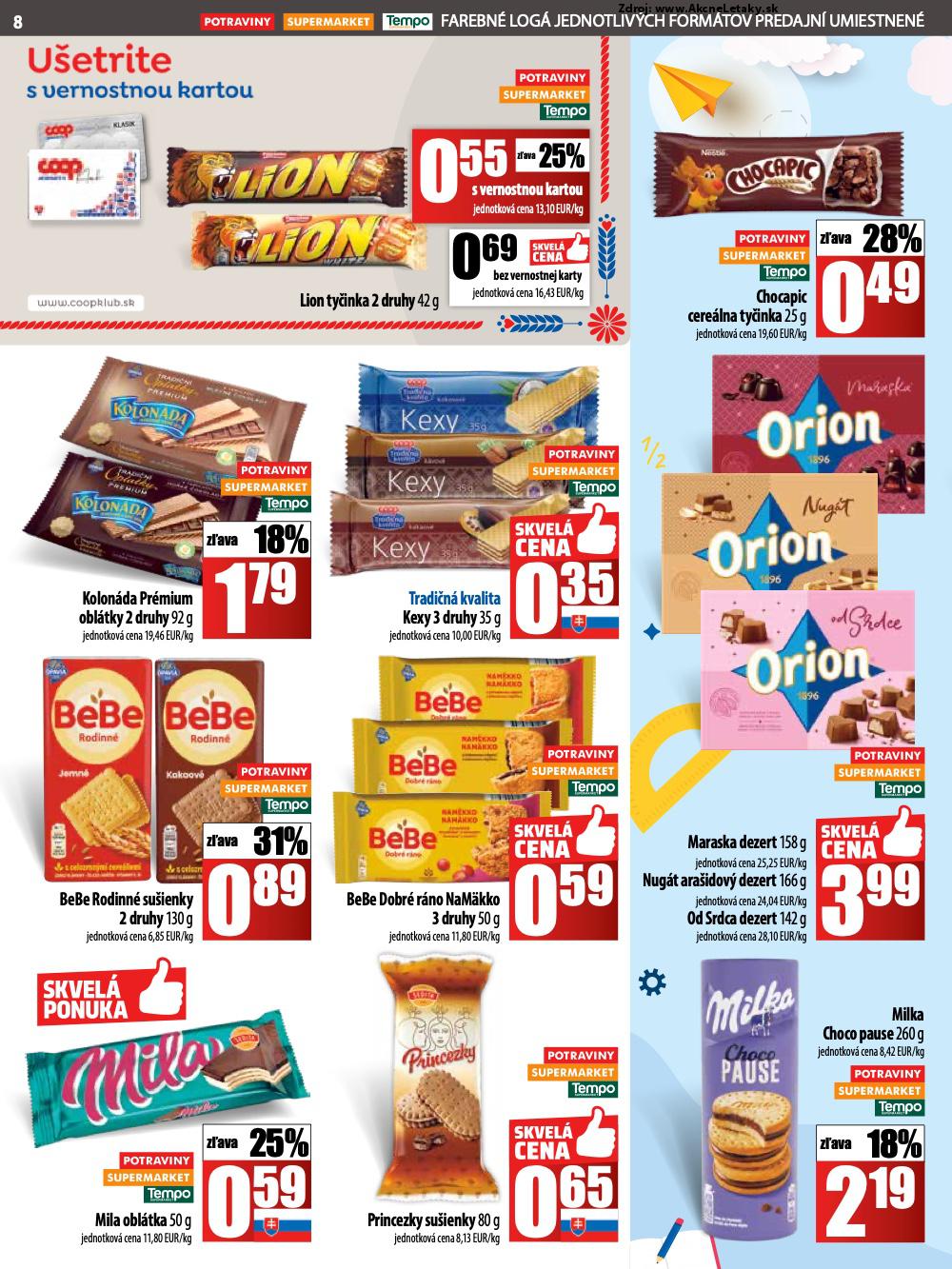 Leták COOP Jednota (26. 6. - 2. 7. 2025) - strana 8 z 28