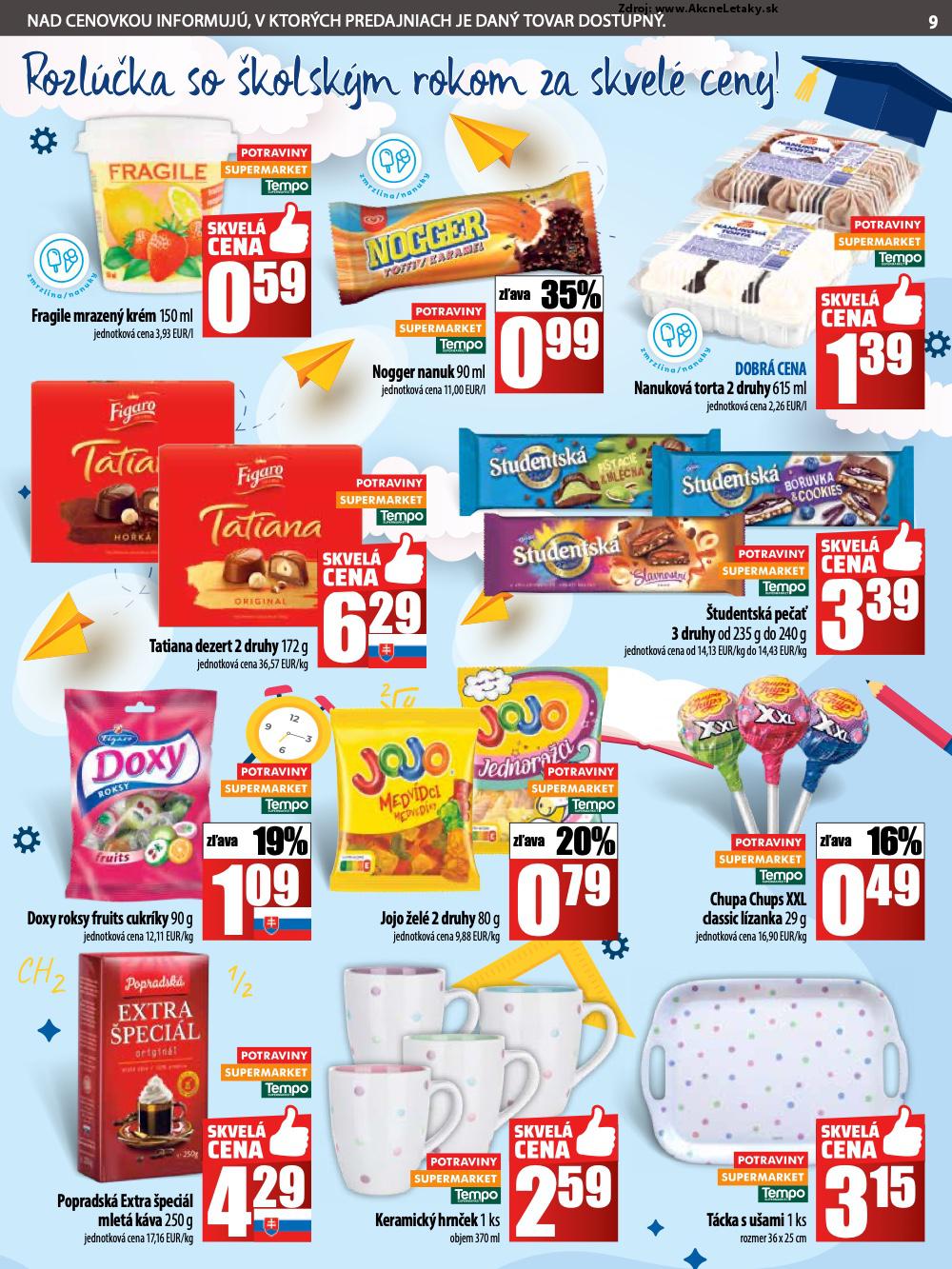 Leták COOP Jednota (26. 6. - 2. 7. 2025) - strana 9 z 28