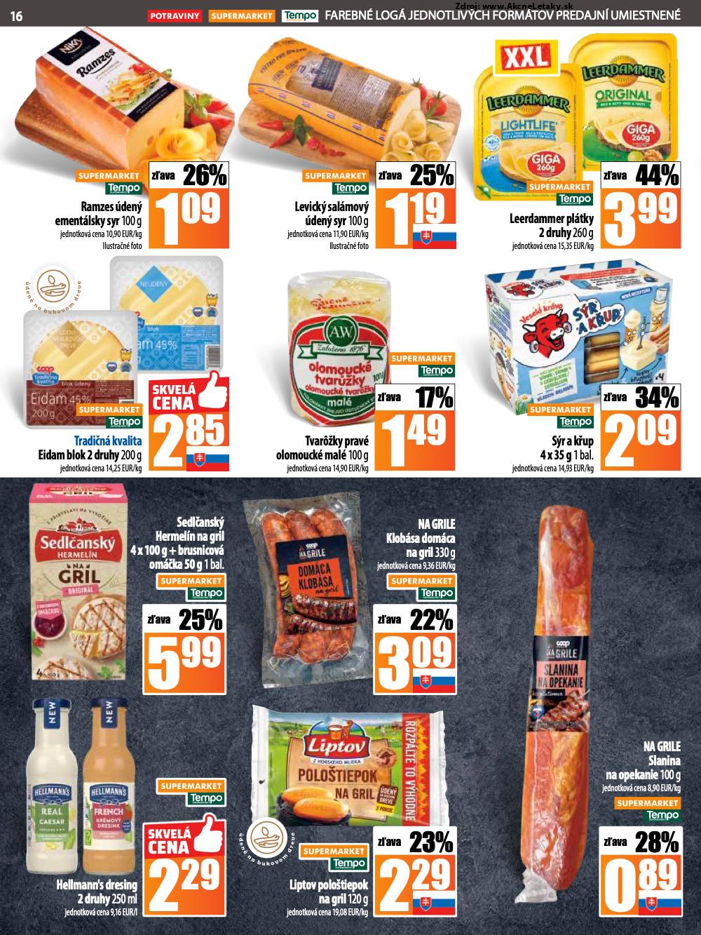 Leták COOP Jednota (3. 7. - 9. 7. 2025) - strana 16 z 28