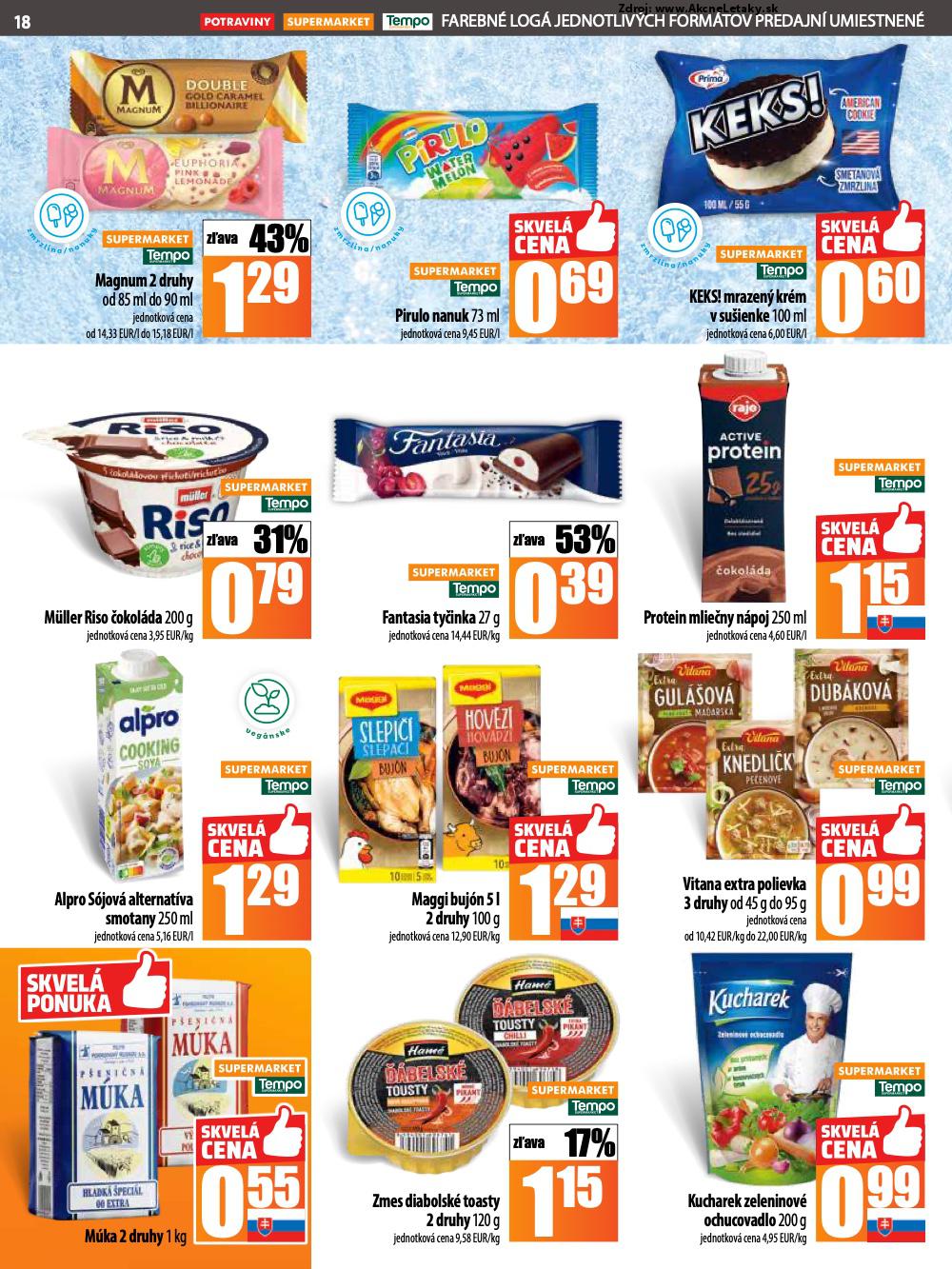 Leták COOP Jednota (3. 7. - 9. 7. 2025) - strana 18 z 28