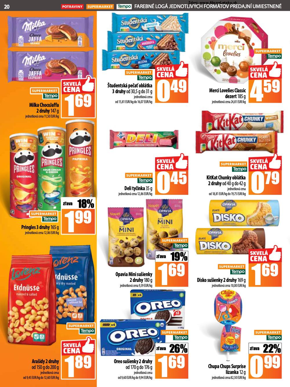 Leták COOP Jednota (3. 7. - 9. 7. 2025) - strana 20 z 28