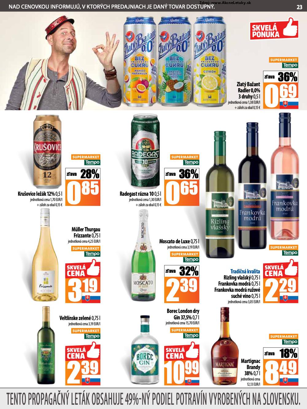 Leták COOP Jednota (3. 7. - 9. 7. 2025) - strana 23 z 28