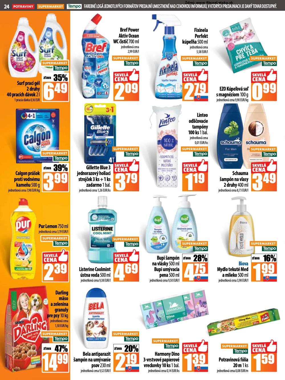 Leták COOP Jednota (3. 7. - 9. 7. 2025) - strana 24 z 28