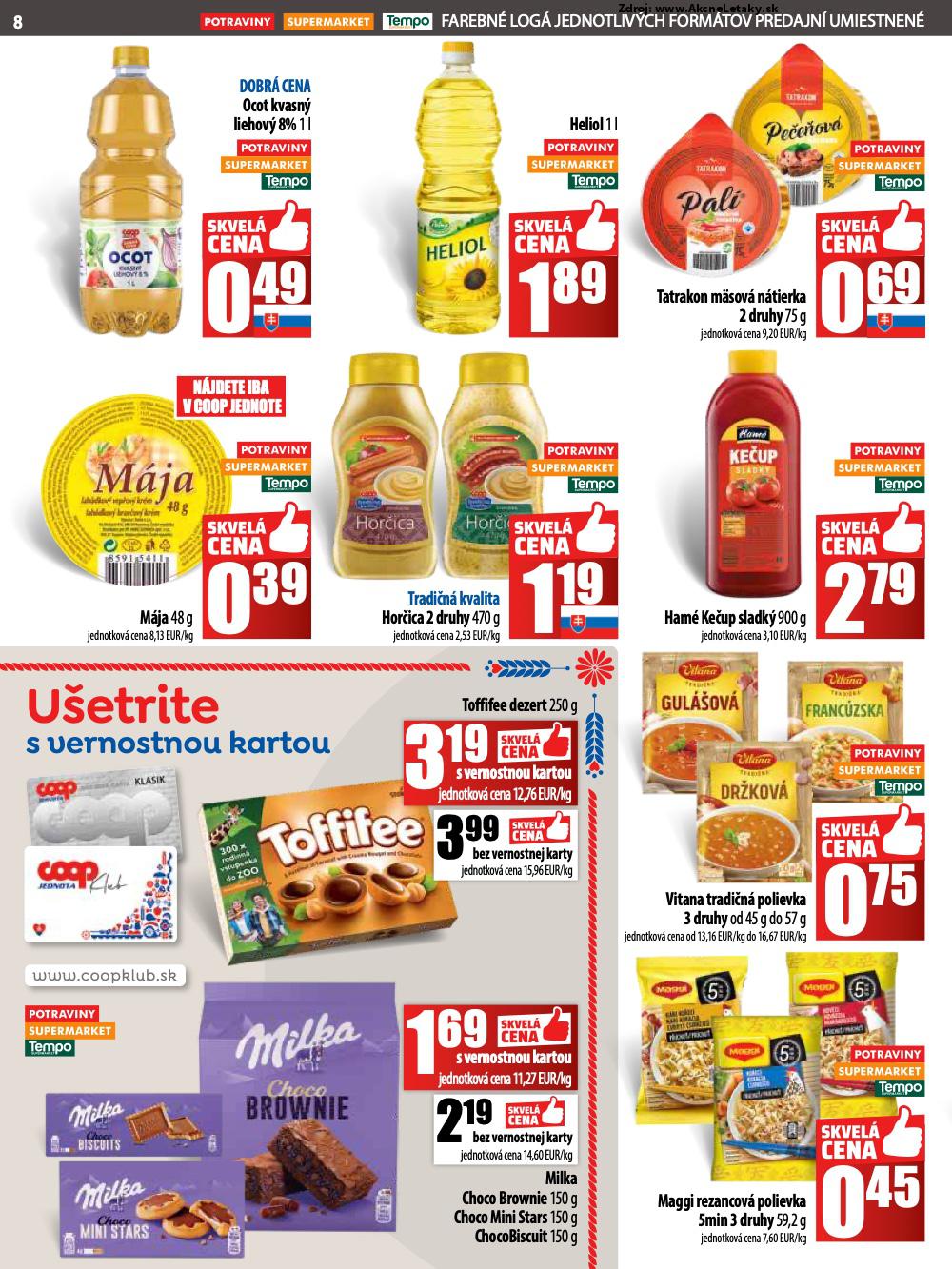 Leták COOP Jednota (3. 7. - 9. 7. 2025) - strana 8 z 28