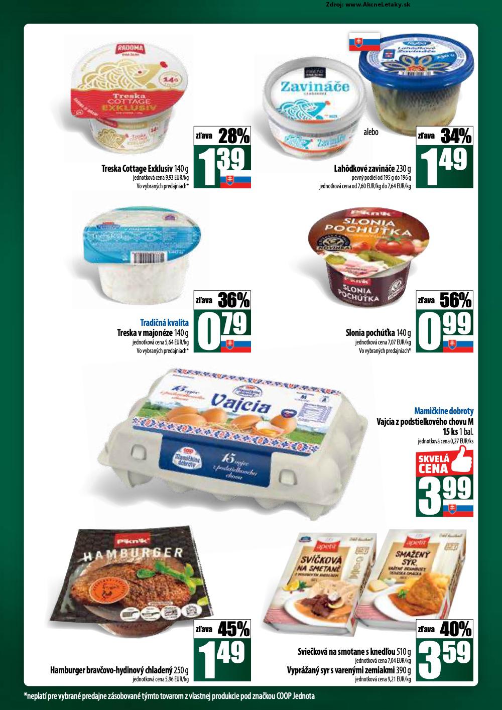 Leták COOP Jednota (3. 7. - 9. 7. 2025) - strana 20 z 62