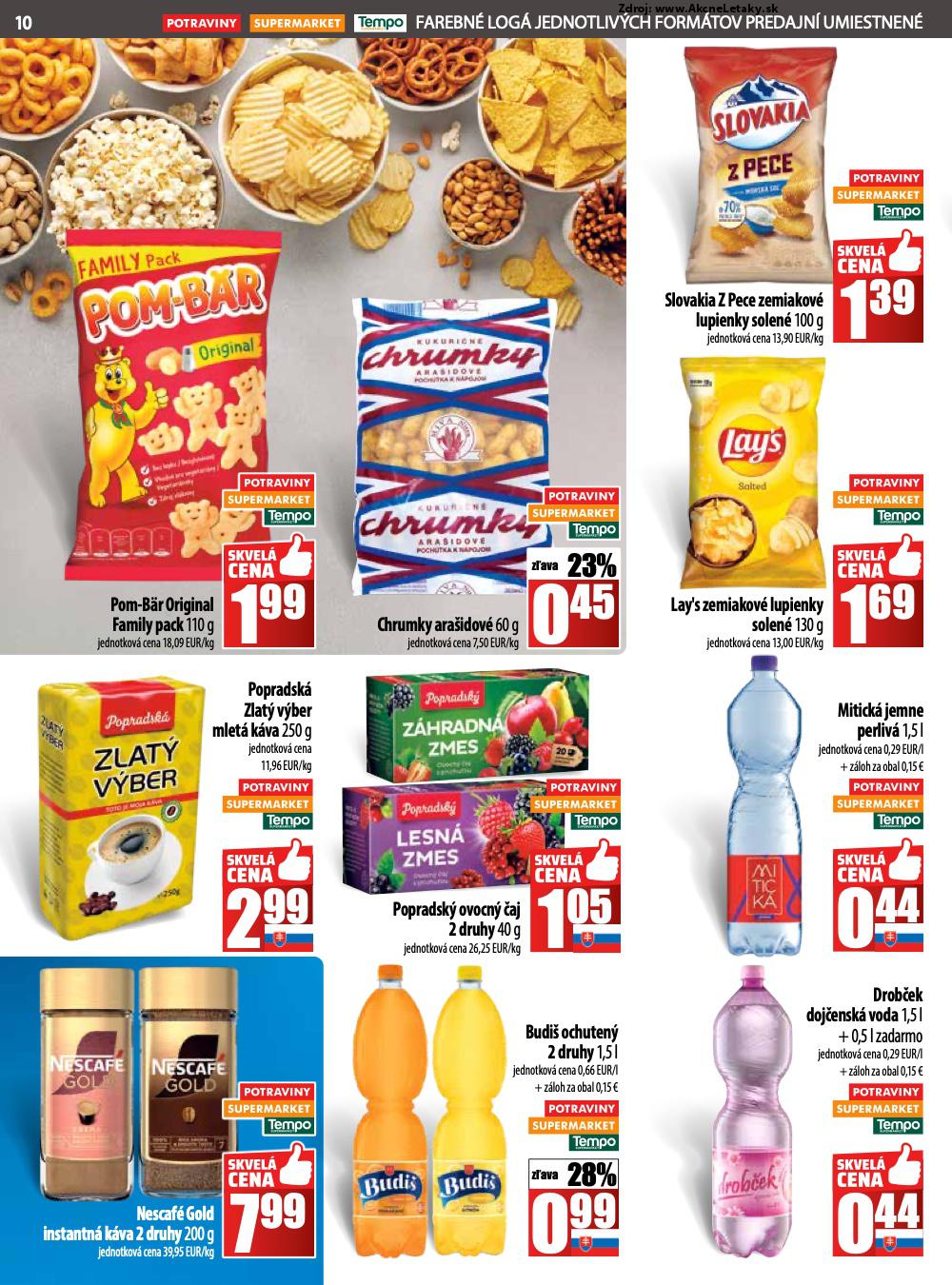 Leták COOP Jednota (7. 8. - 13. 8. 2025) - strana 10 z 28