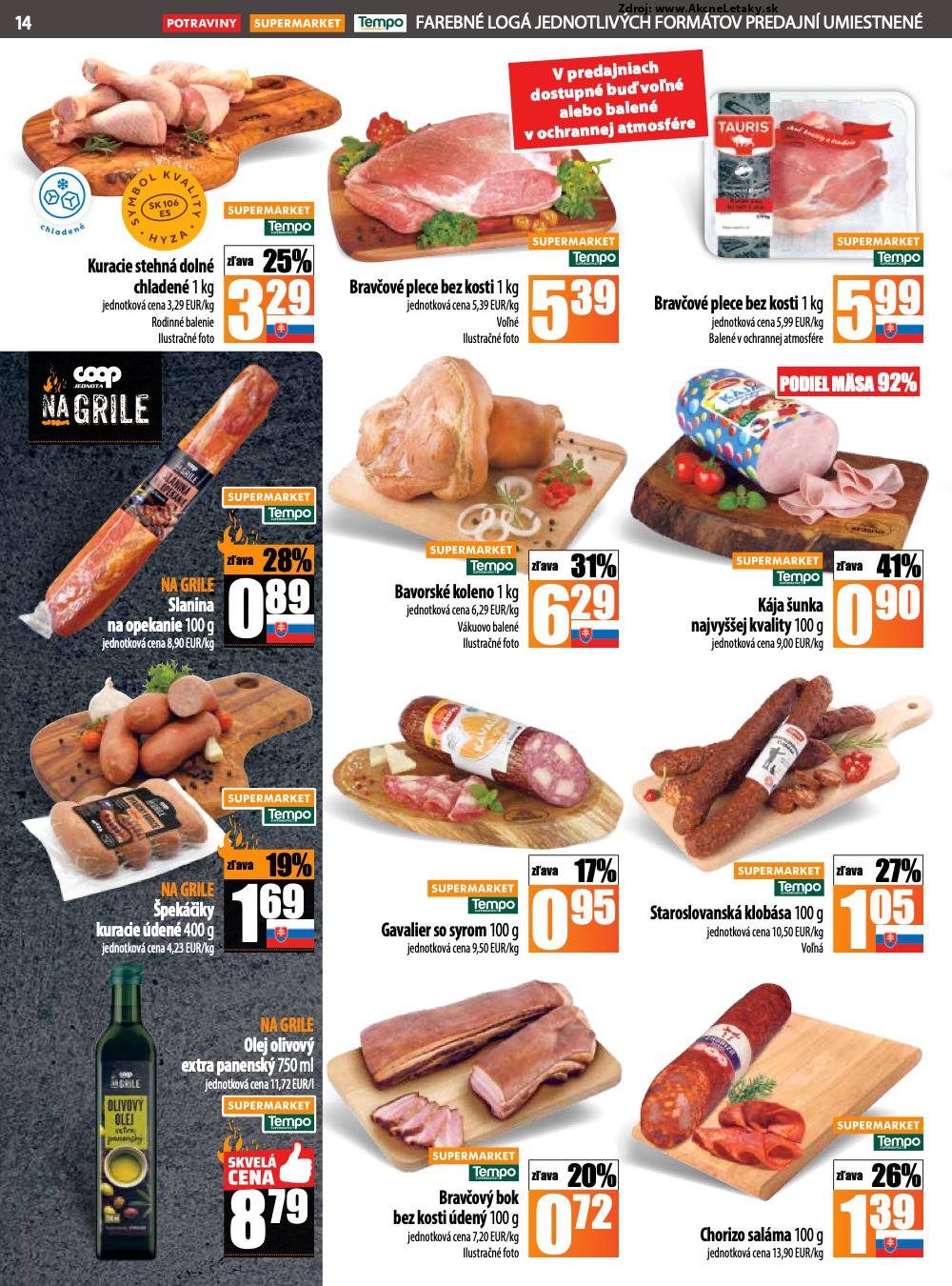 Leták COOP Jednota (7. 8. - 13. 8. 2025) - strana 14 z 28