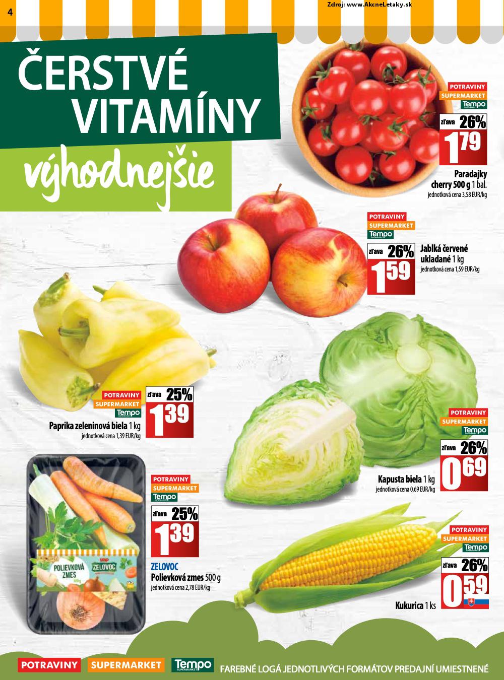 Leták COOP Jednota (7. 8. - 13. 8. 2025) - strana 4 z 28