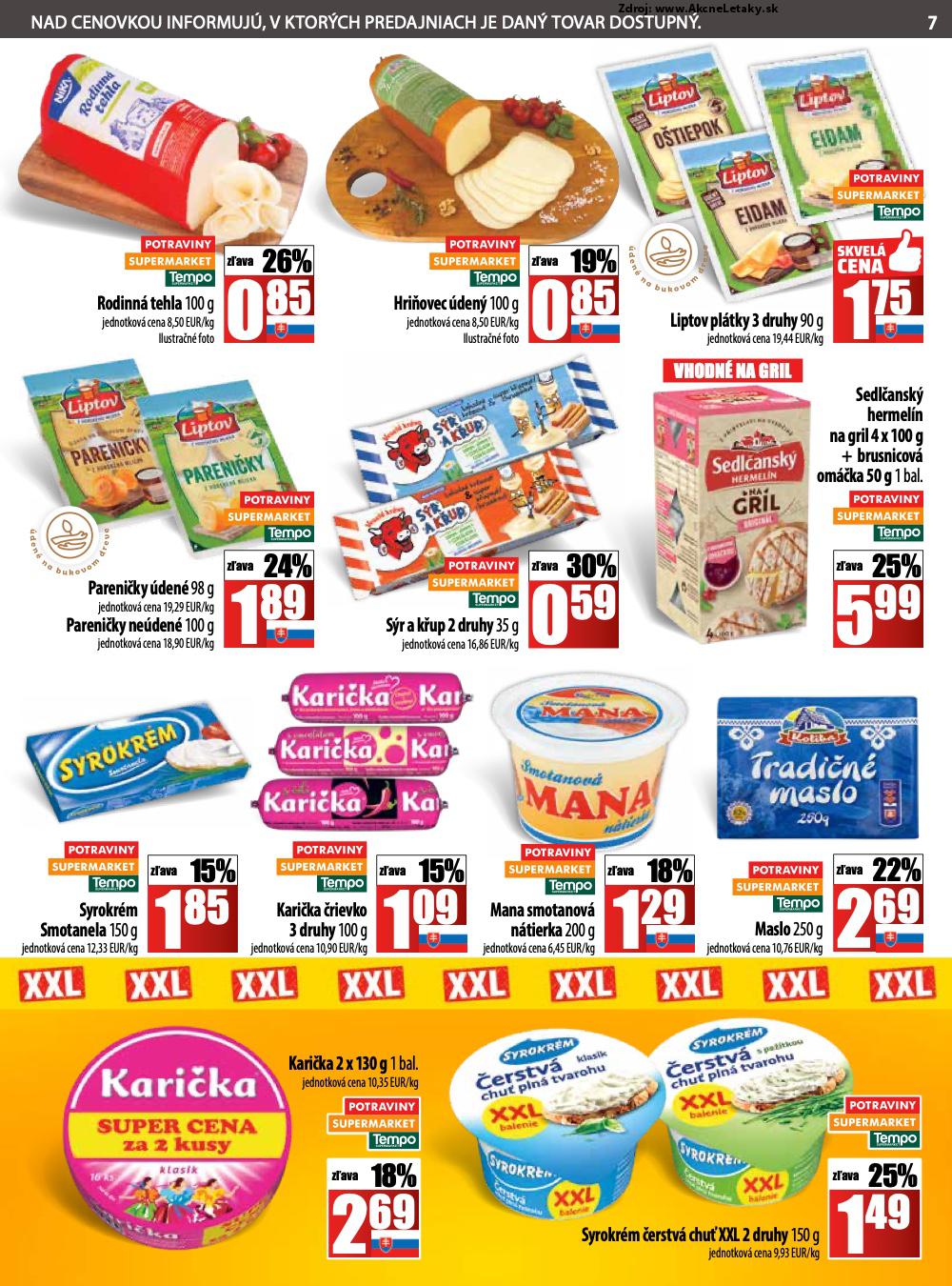 Leták COOP Jednota (7. 8. - 13. 8. 2025) - strana 7 z 28