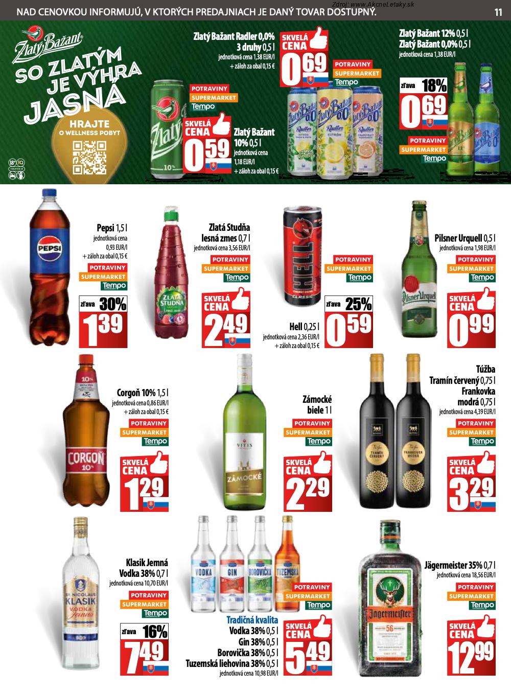 Leták COOP Jednota (11. 9. - 17. 9. 2025) - strana 11 z 28