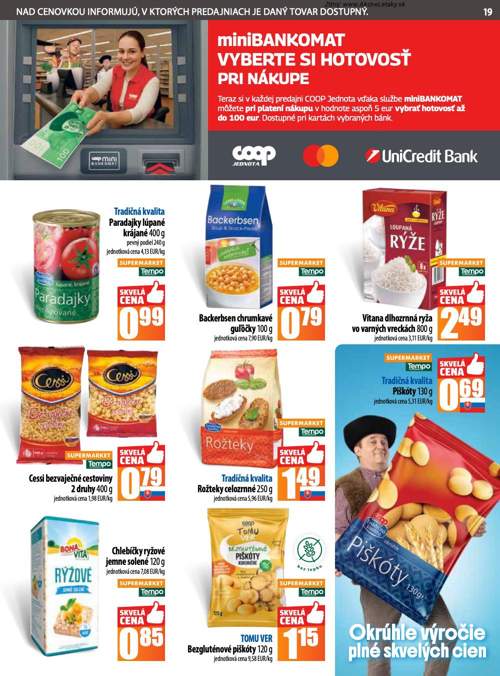 Leták COOP Jednota (11. 9. - 17. 9. 2025) - strana 19 z 28