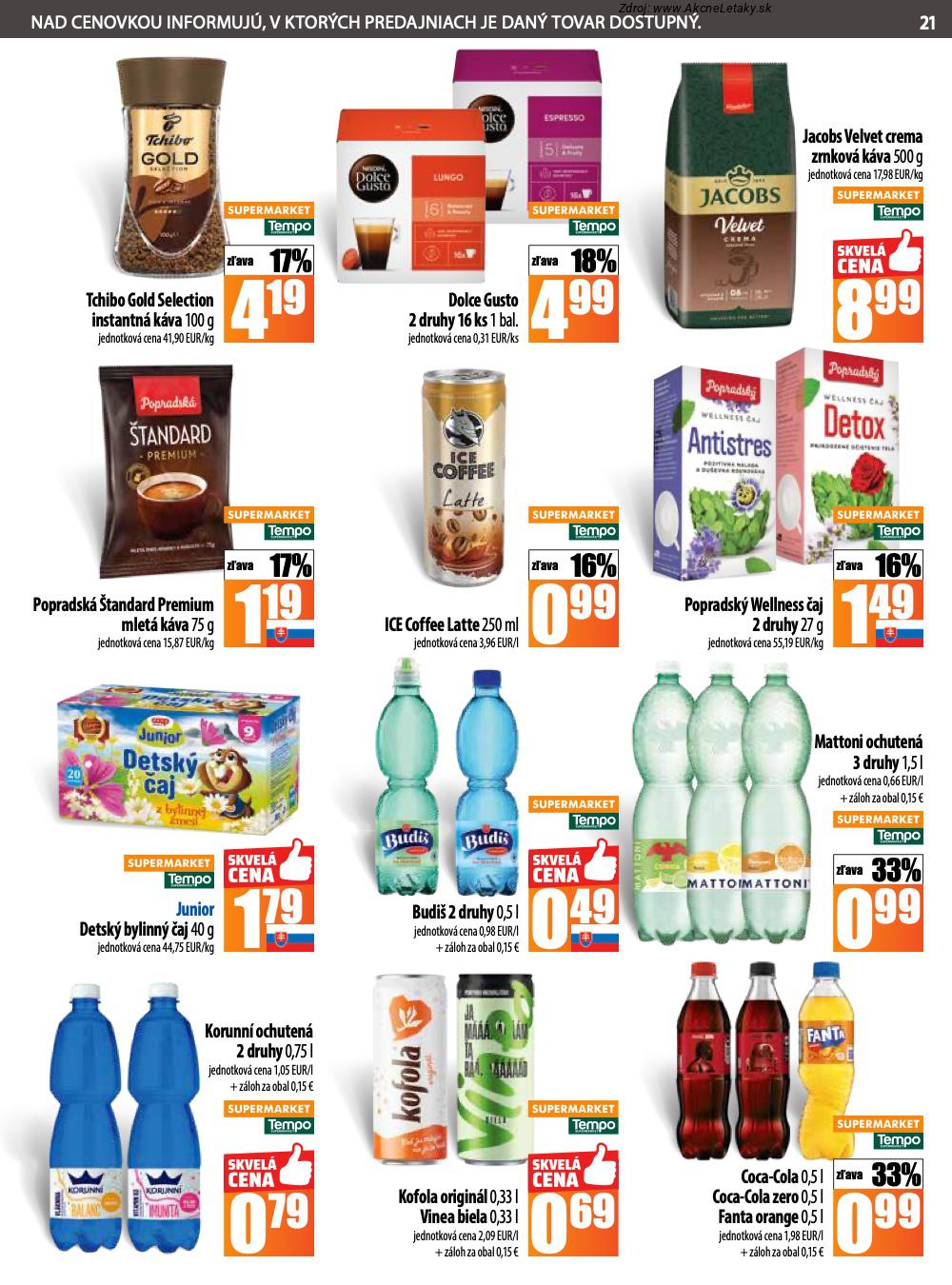 Leták COOP Jednota (11. 9. - 17. 9. 2025) - strana 21 z 28