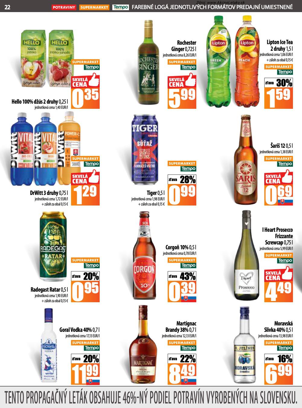 Leták COOP Jednota (11. 9. - 17. 9. 2025) - strana 22 z 28