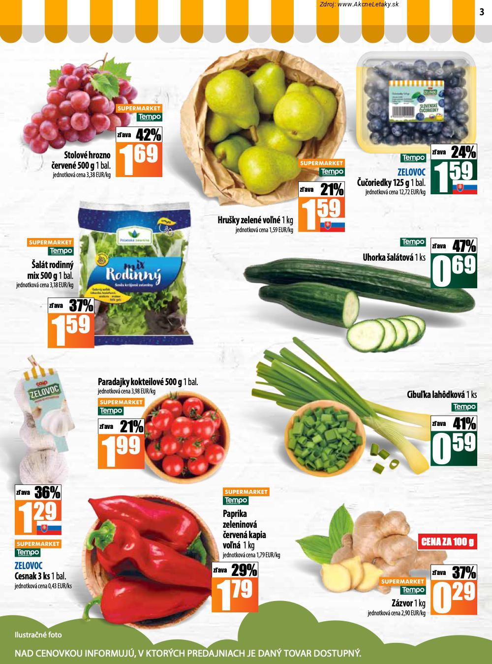 Leták COOP Jednota (11. 9. - 17. 9. 2025) - strana 3 z 28