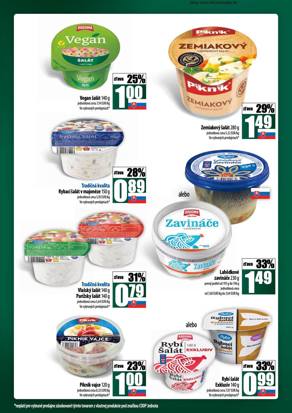 Leták COOP Jednota (25. 9. - 1. 10. 2025) - strana 20 z 64