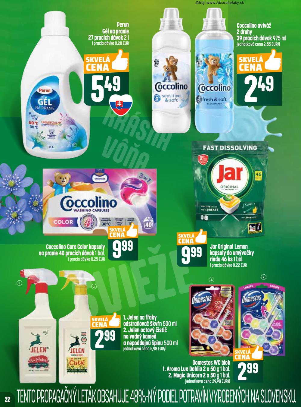 Leták COOP Jednota (6. 11. - 12. 11. 2025) - strana 22 z 24