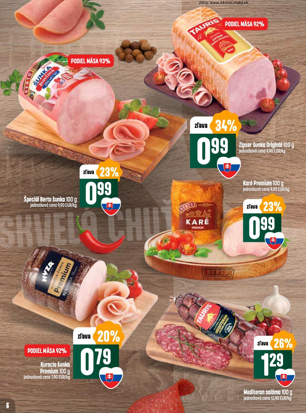 Leták COOP Jednota (6. 11. - 12. 11. 2025) - strana 6 z 24