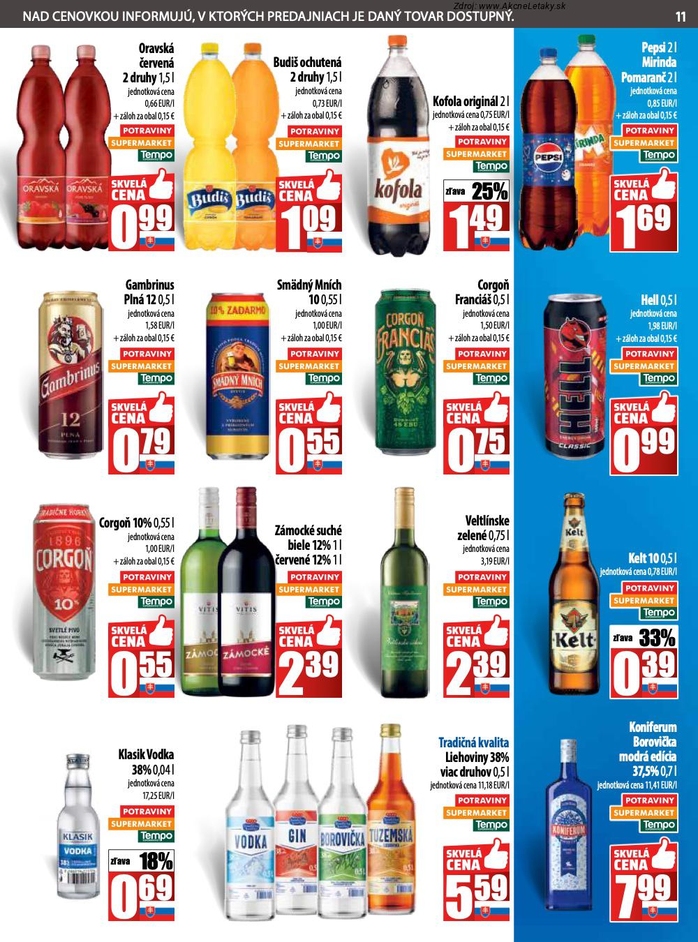 Leták COOP Jednota (6. 11. - 12. 11. 2025) - strana 11 z 28