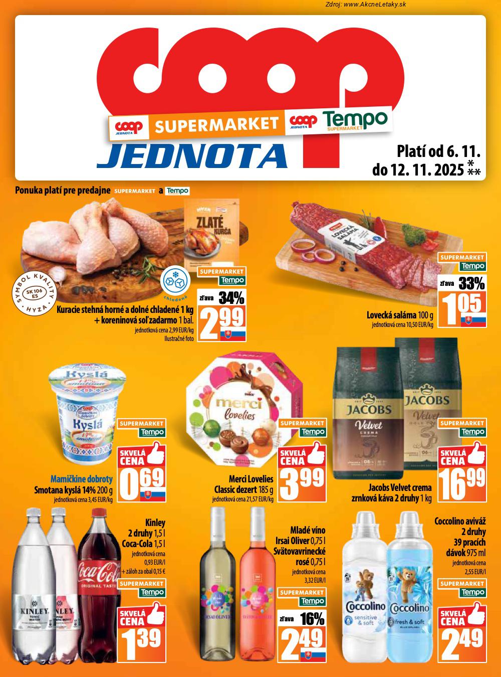 Leták COOP Jednota (6. 11. - 12. 11. 2025) - strana 13 z 28