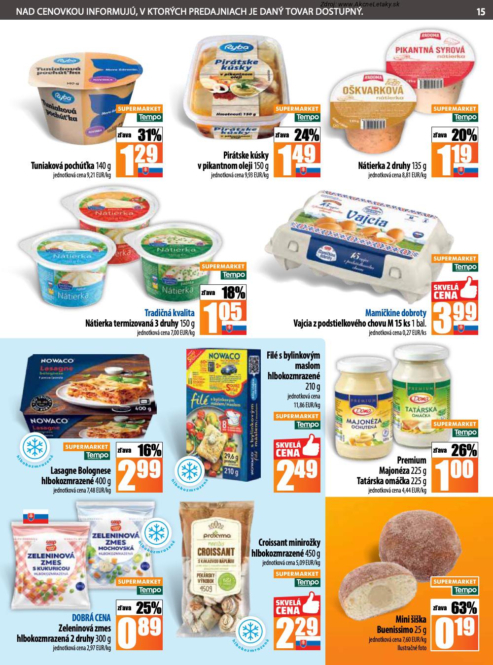 Leták COOP Jednota (6. 11. - 12. 11. 2025) - strana 15 z 28