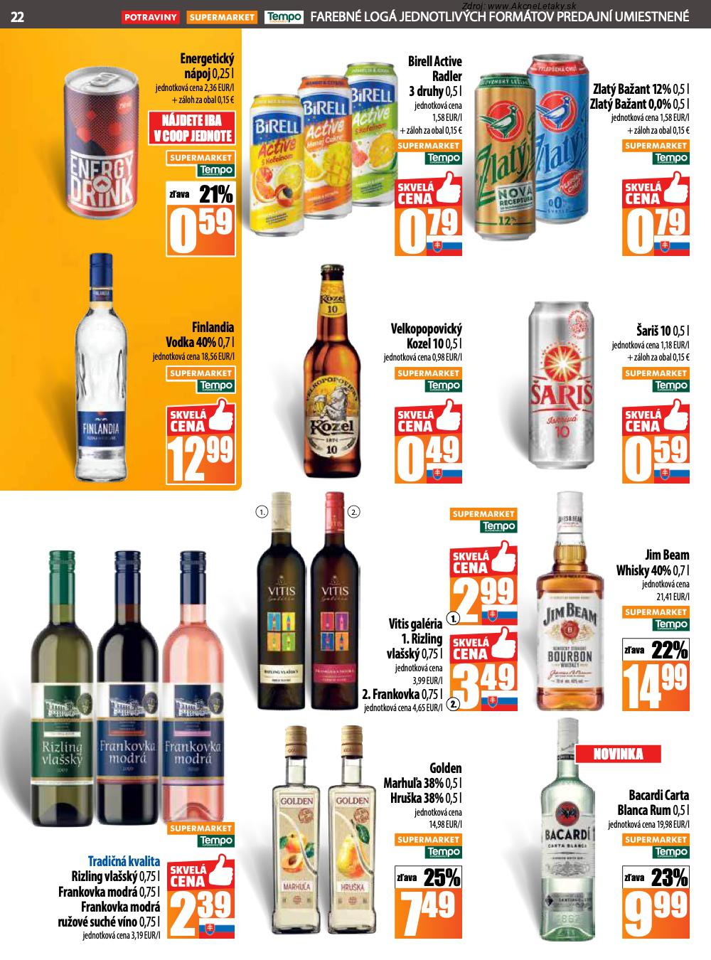 Leták COOP Jednota (6. 11. - 12. 11. 2025) - strana 22 z 28