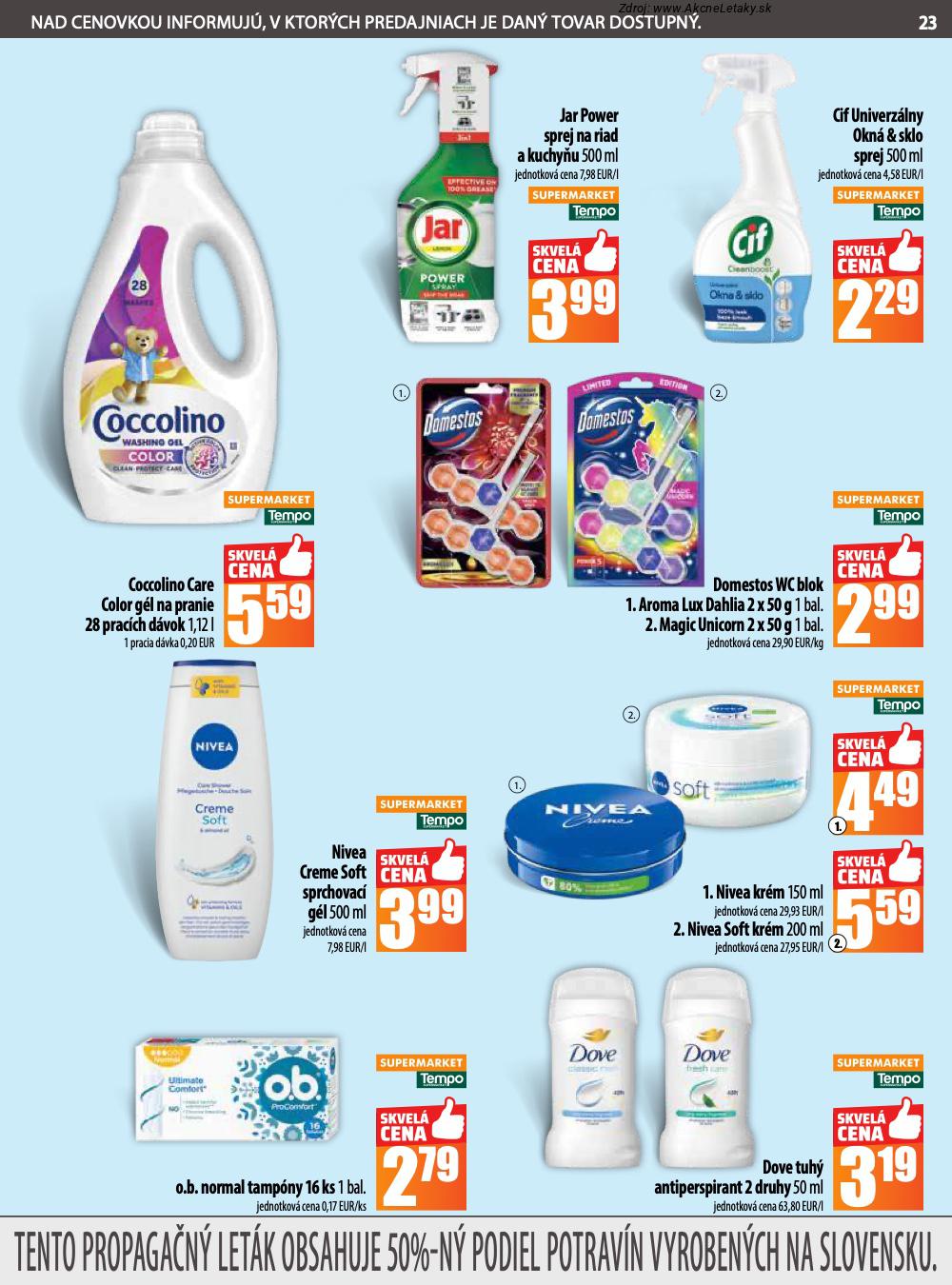 Leták COOP Jednota (6. 11. - 12. 11. 2025) - strana 23 z 28