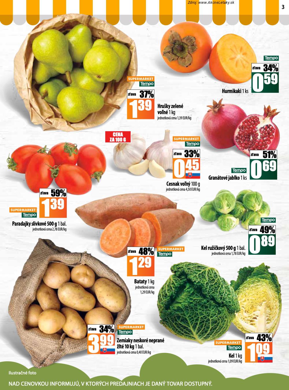 Leták COOP Jednota (6. 11. - 12. 11. 2025) - strana 3 z 28