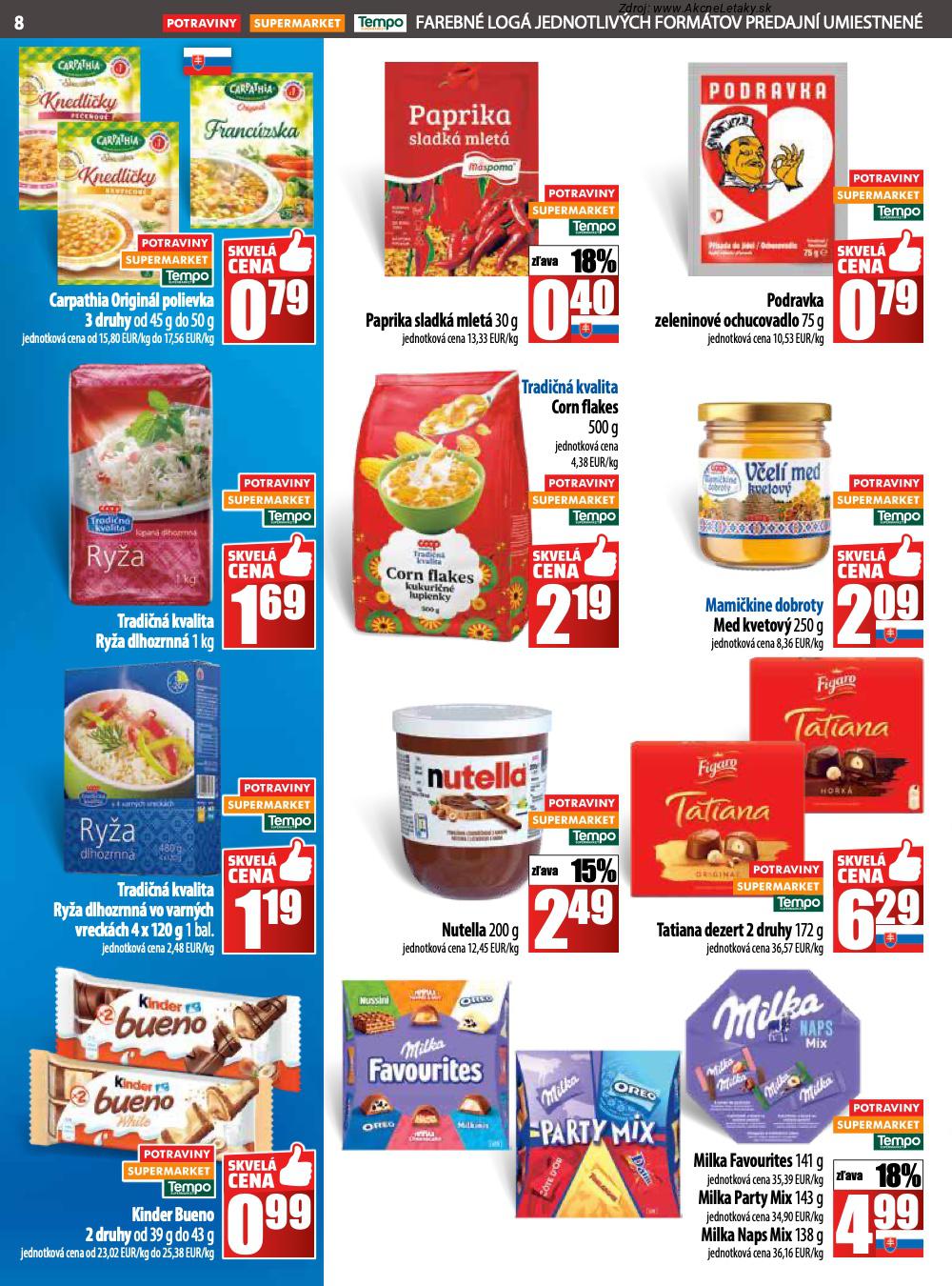 Leták COOP Jednota (6. 11. - 12. 11. 2025) - strana 8 z 28