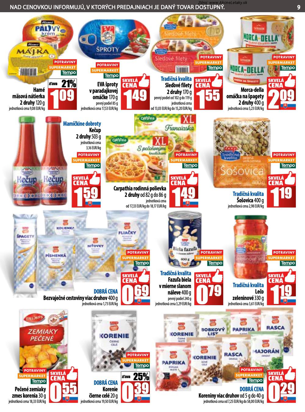 Leták COOP Jednota (20. 11. - 26. 11. 2025) - strana 9 z 32