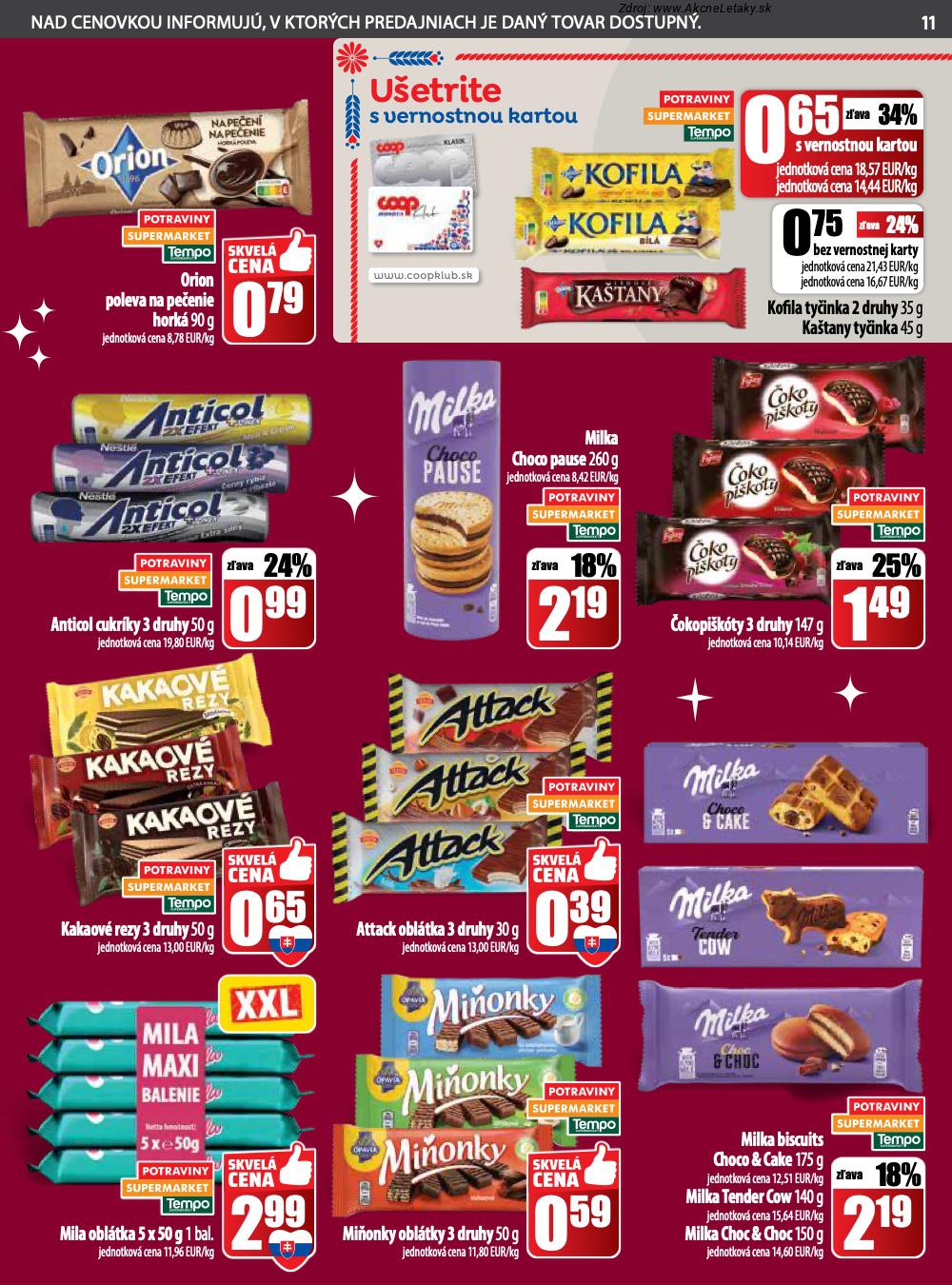 Leták COOP Jednota (18. 12. - 24. 12. 2025) - strana 11 z 32