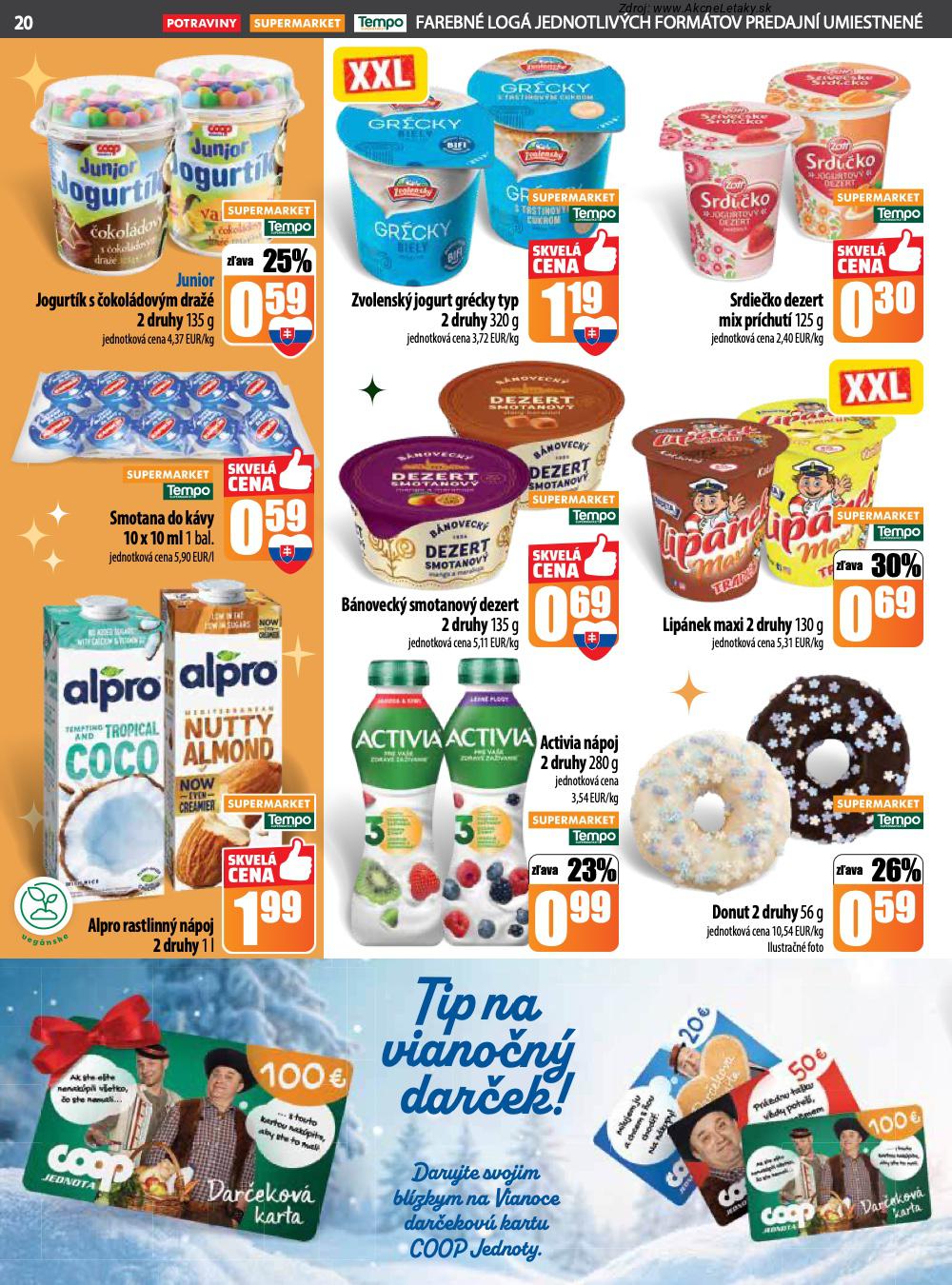 Leták COOP Jednota (18. 12. - 24. 12. 2025) - strana 20 z 32
