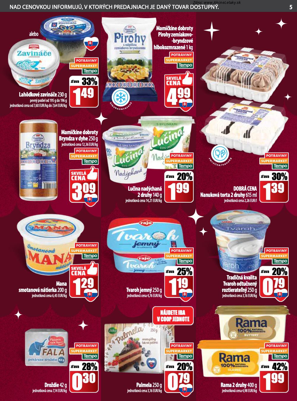 Leták COOP Jednota (18. 12. - 24. 12. 2025) - strana 5 z 32