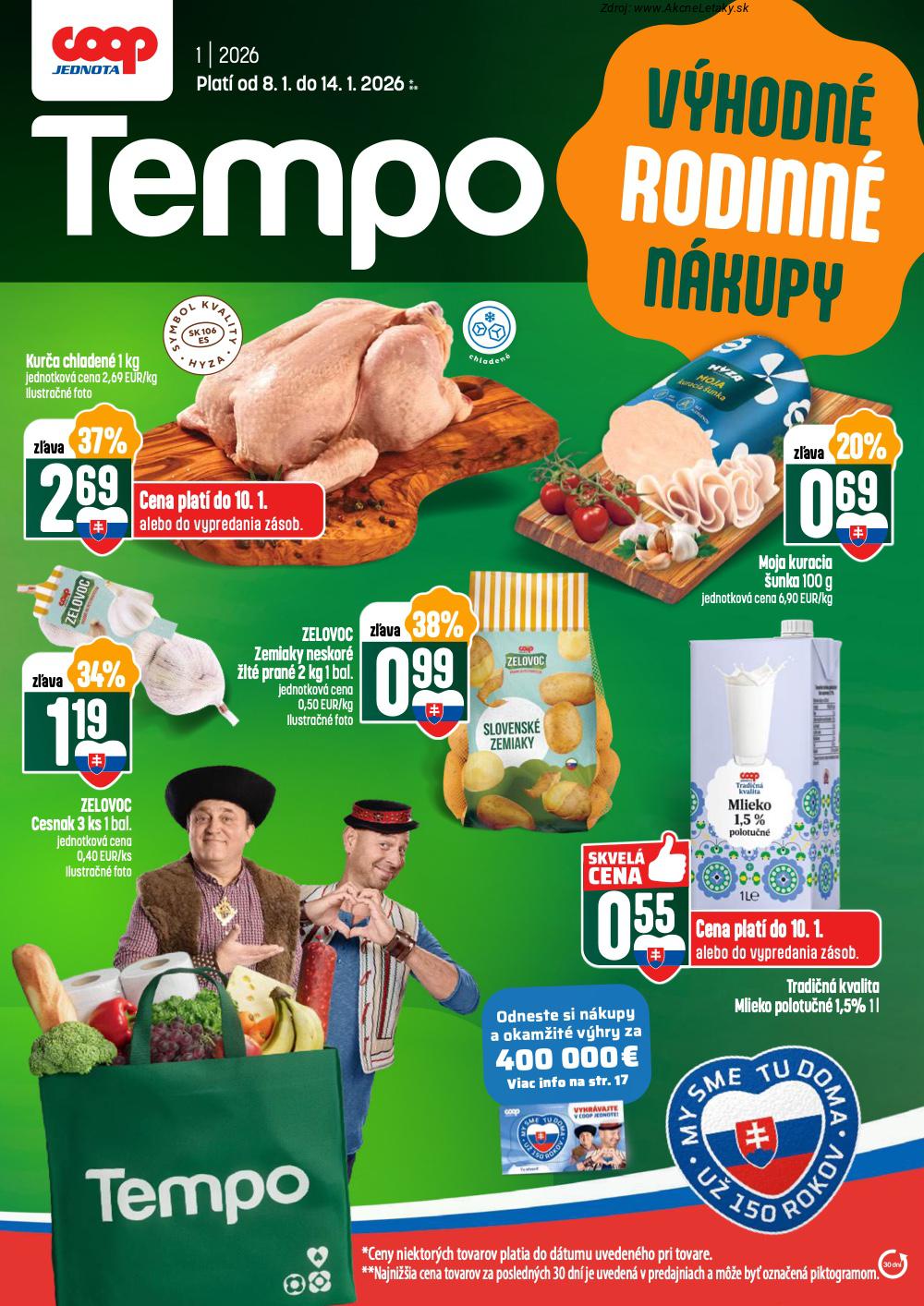 Leták COOP Jednota - strana 1
