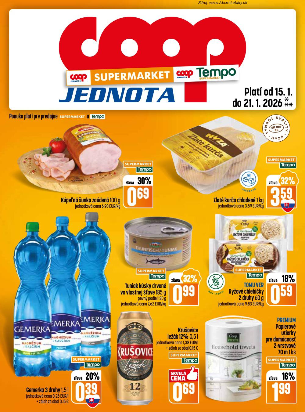 Leták COOP Jednota (15. 1. - 21. 1. 2026) - strana 13 z 28