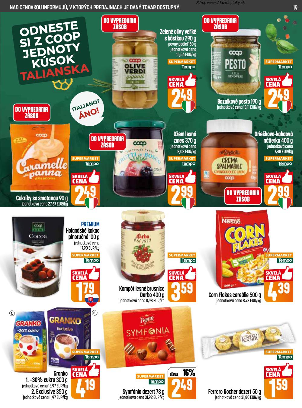 Leták COOP Jednota - strana 19
