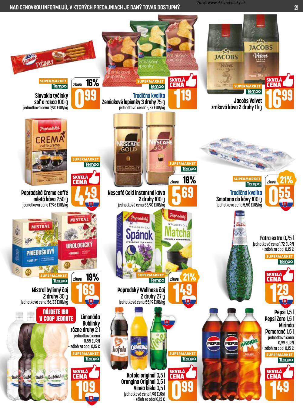 Leták COOP Jednota - strana 21