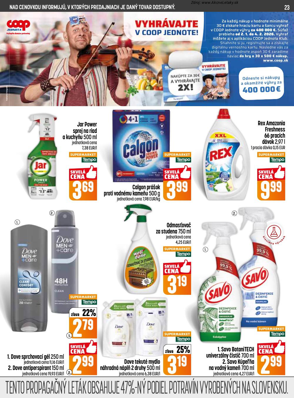 Leták COOP Jednota - strana 23