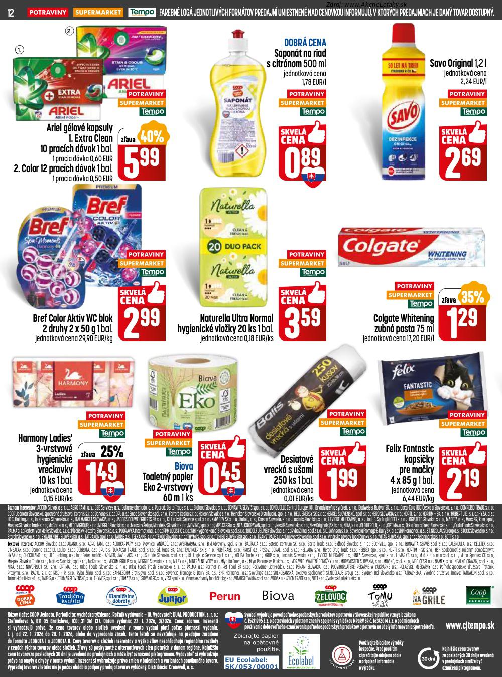 Leták COOP Jednota - strana 12