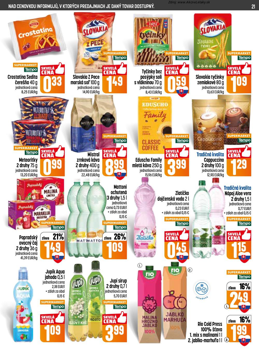 Leták COOP Jednota (22. 1. - 28. 1. 2026) - strana 21 z 28