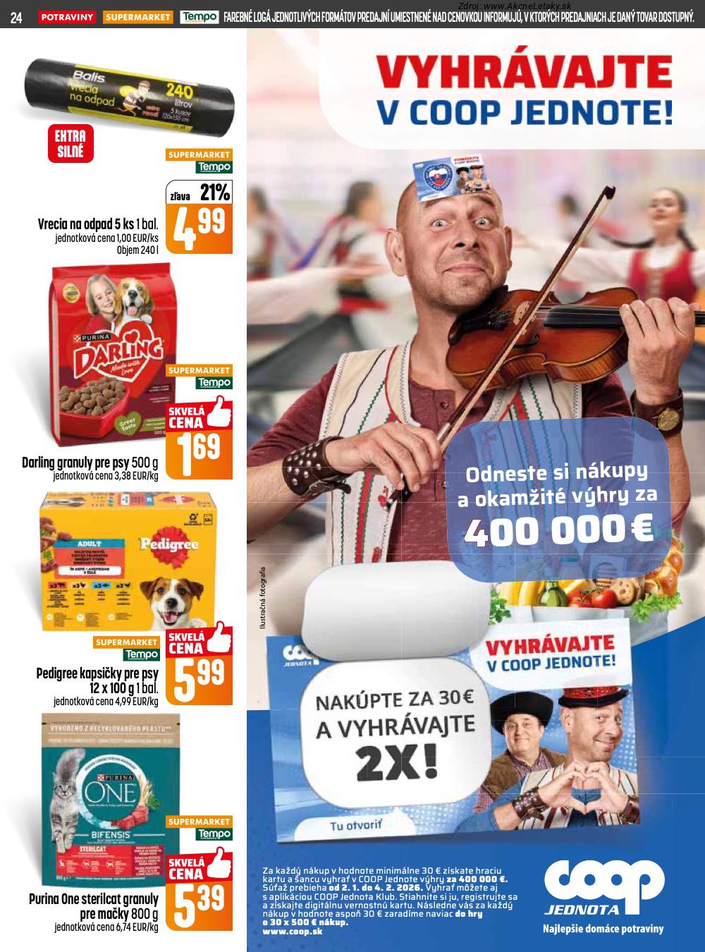 Leták COOP Jednota (22. 1. - 28. 1. 2026) - strana 24 z 28